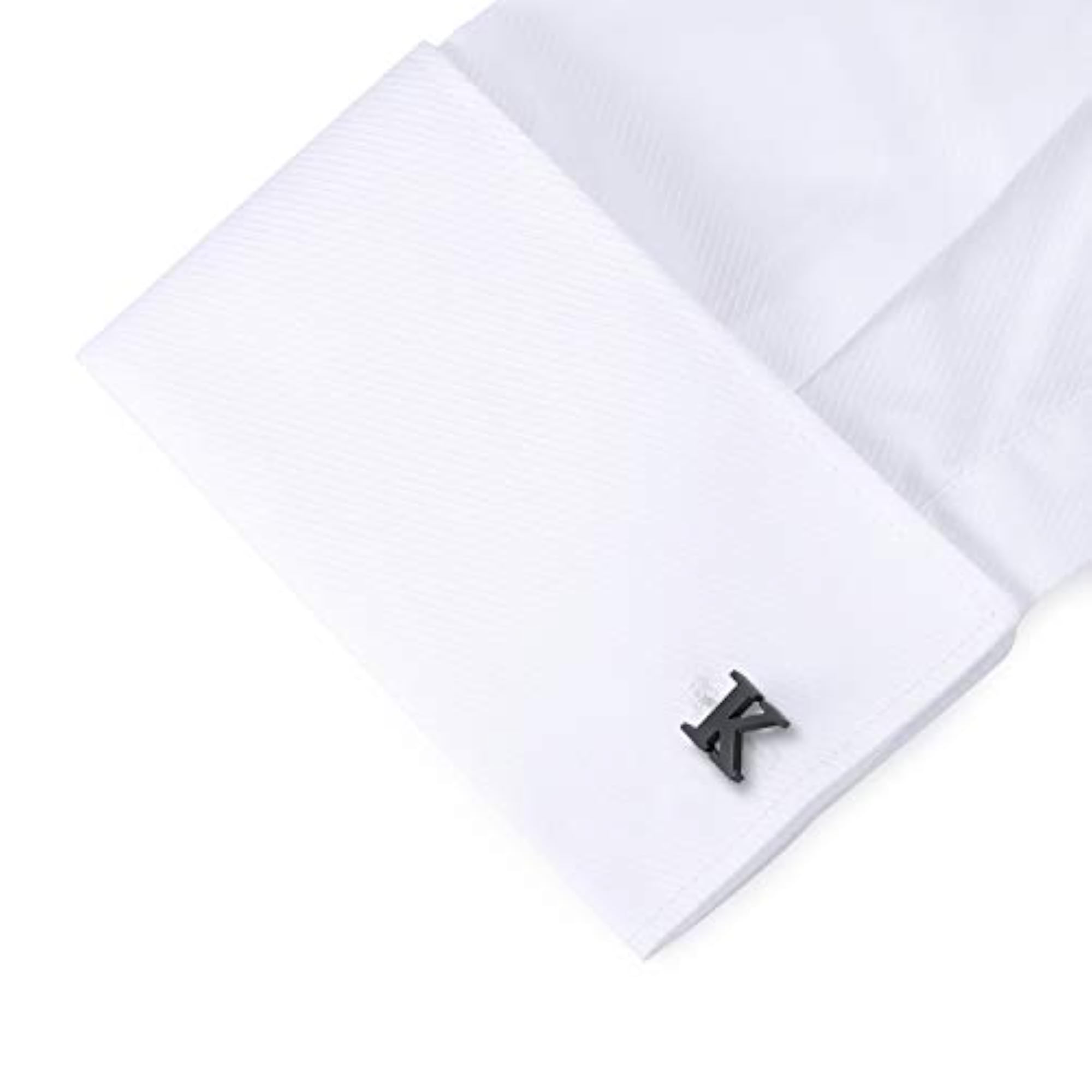 Initial Alphabet Letter Cufflinks for Men, Elegant Gift